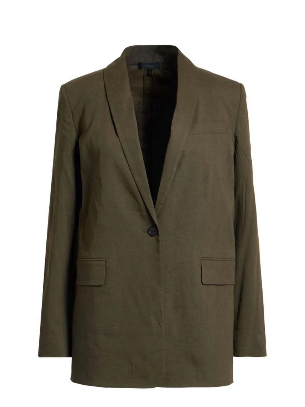 Theory Dark Green Women's Blazer Size 0 New without Tags